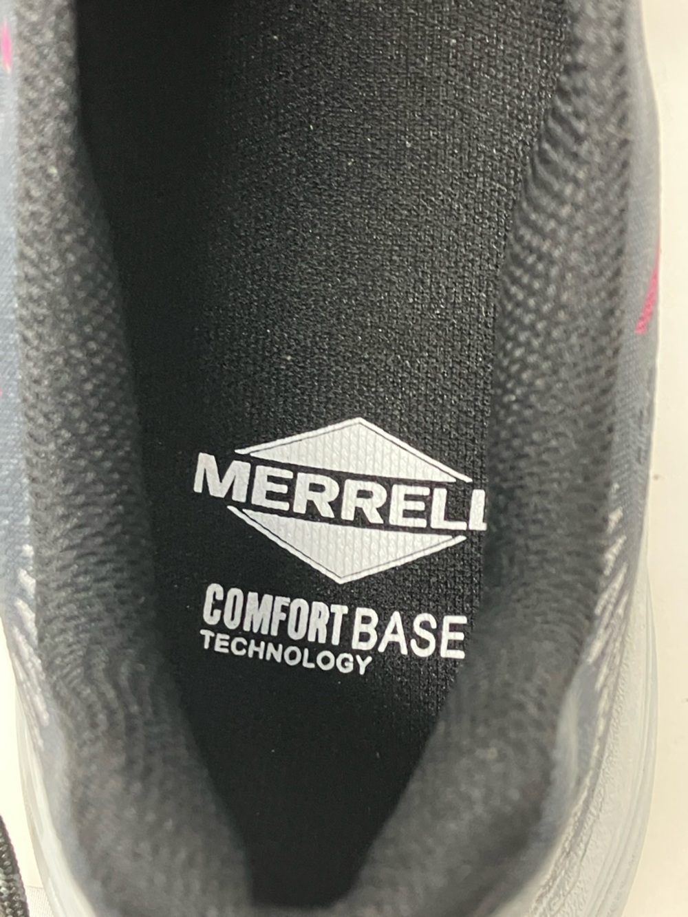 Merrell Work Moab Flight CF Women's 7.5 Safety Toe Shoes Black Fuchsia J005174 - Picture 6 of 16
